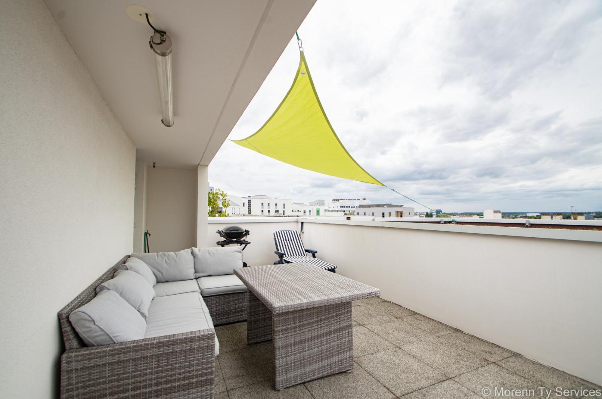 Triplex Terrasse Proche Metro - Ty Ar Mabilay Apartment แรนส์ ภายนอก รูปภาพ