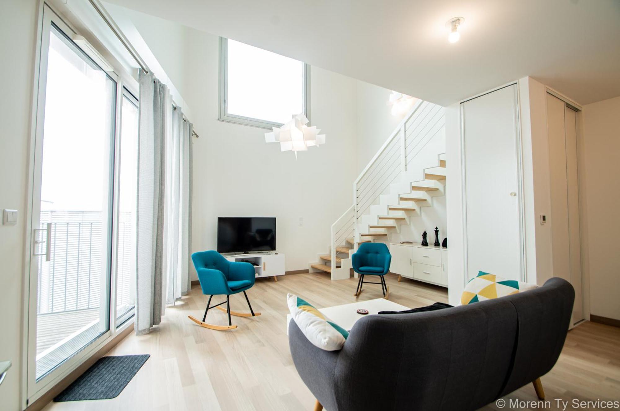 Triplex Terrasse Proche Metro - Ty Ar Mabilay Apartment แรนส์ ภายนอก รูปภาพ