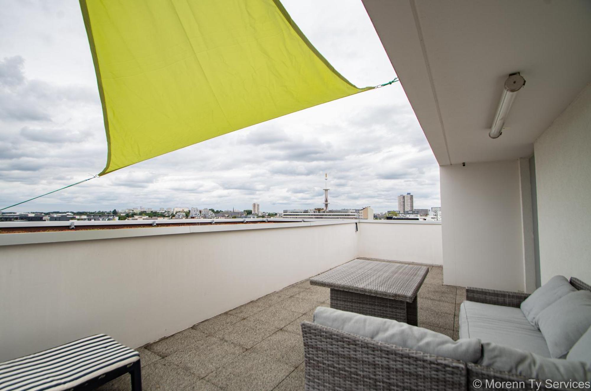 Triplex Terrasse Proche Metro - Ty Ar Mabilay Apartment แรนส์ ภายนอก รูปภาพ
