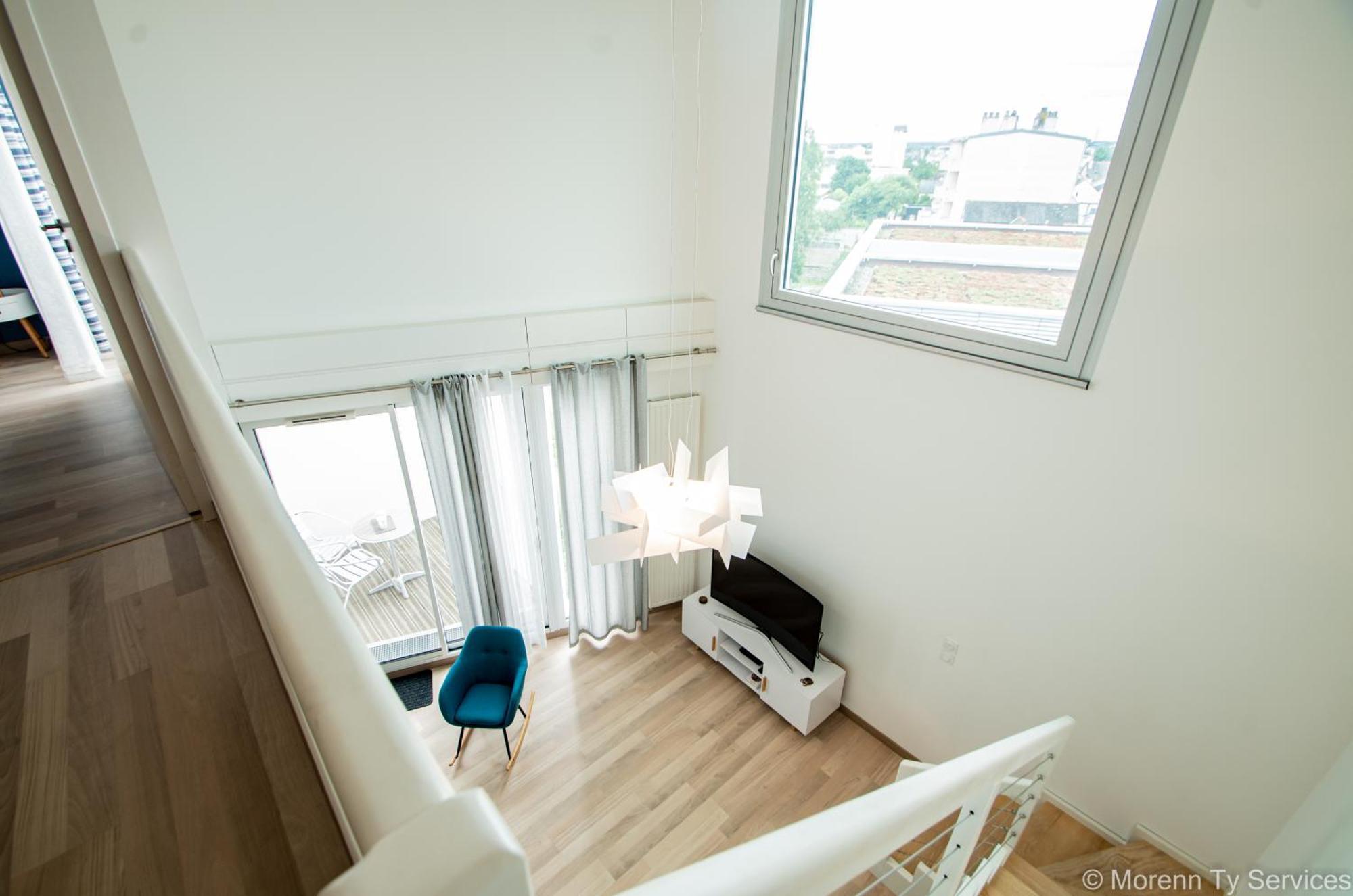 Triplex Terrasse Proche Metro - Ty Ar Mabilay Apartment แรนส์ ภายนอก รูปภาพ